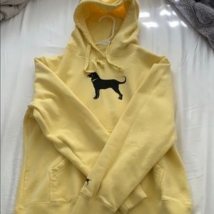 BLACK DOG SIZE S YELLOW SWEATSHIRT